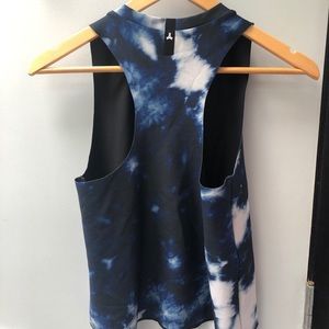 ultracor Tops - Ultracor sz S blue/black tie dye tank ultracor Tops - Ultracor sz S blue/black tie dye tank